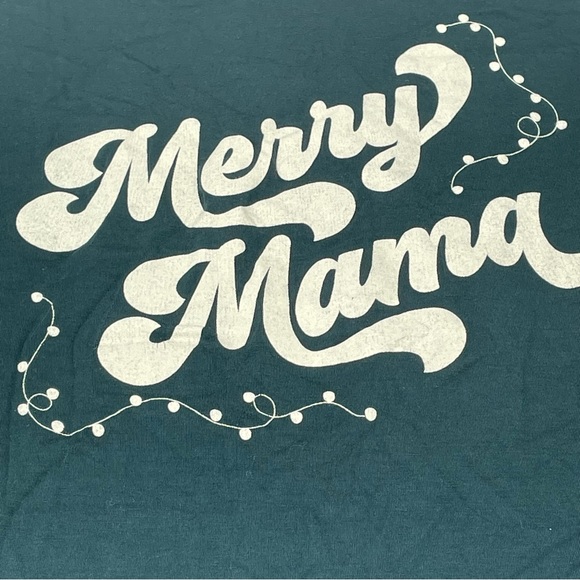 Latched Mama Nursing & Maternity 3/4 Sleeve Christmas Top size XS - Picture 2 of 6